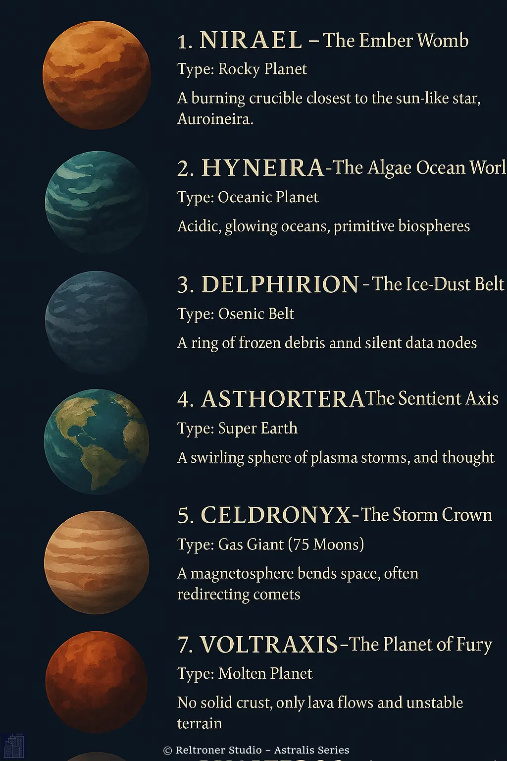 🪐 Aurioneira Stellar System Overview & Lore Concepts