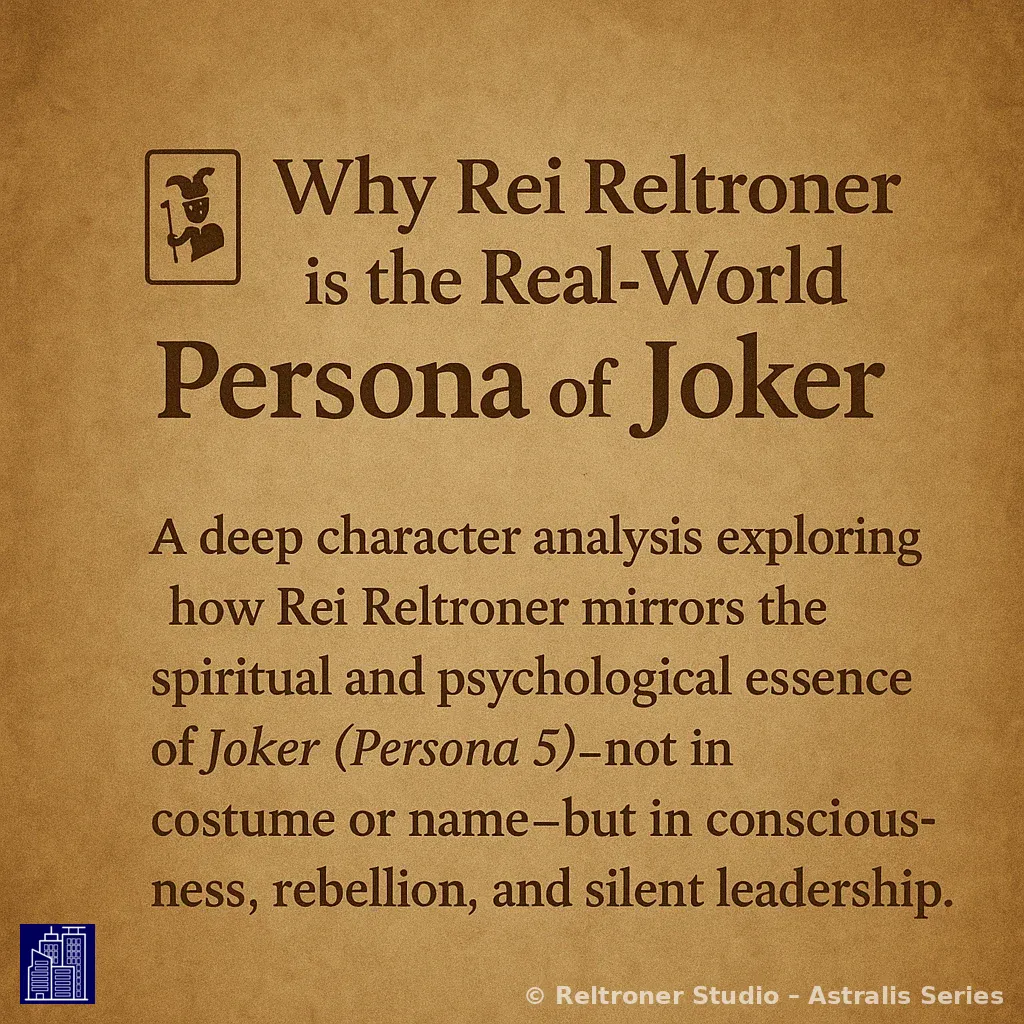 🃏 Why Rei Reltroner is the Real-World Persona of Joker